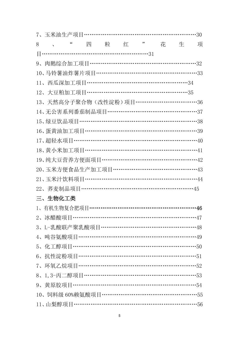 某市招商引资项目概述(DOC 105页)_第5页