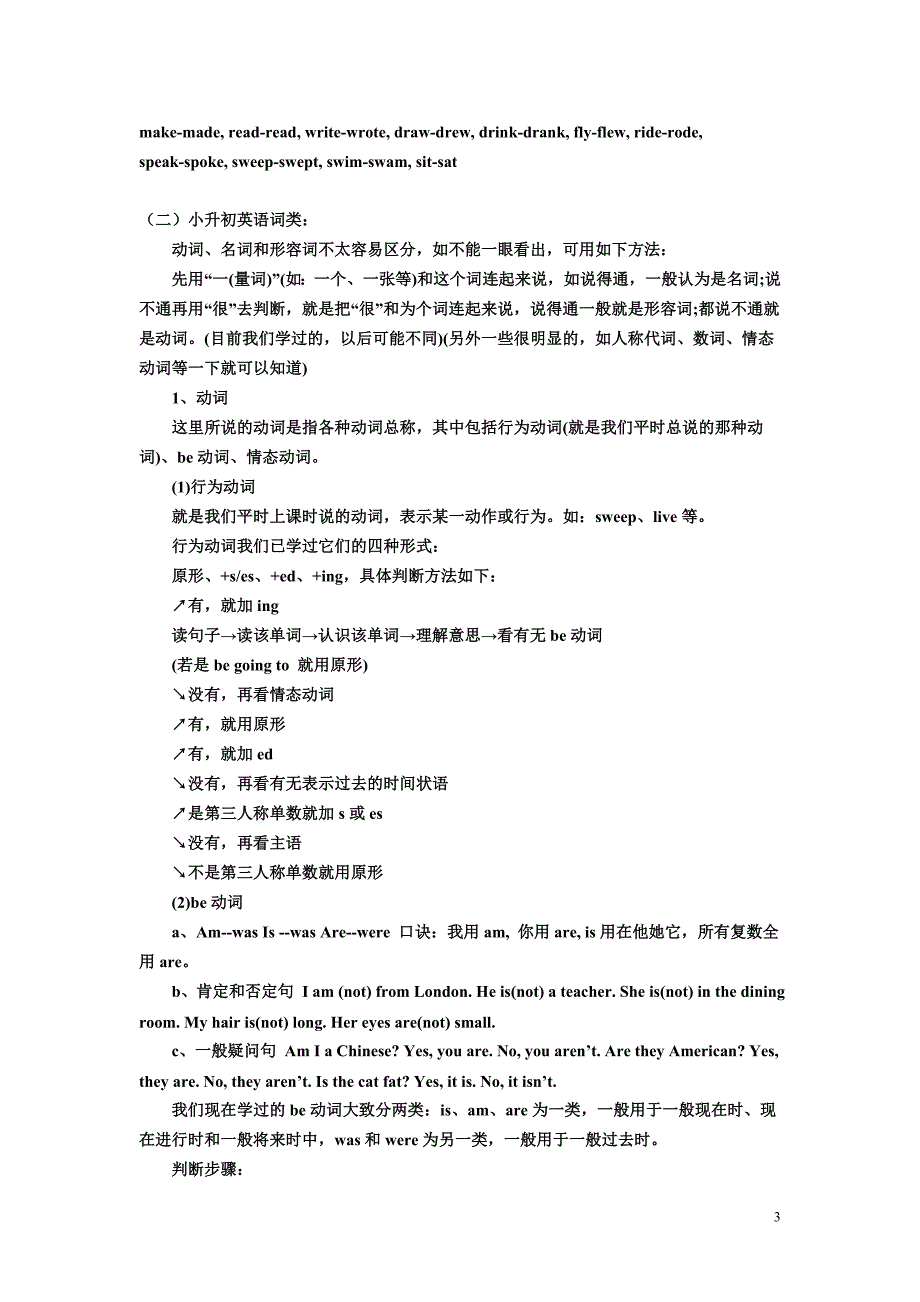 小升初英语知识点 (2) 修订_第3页