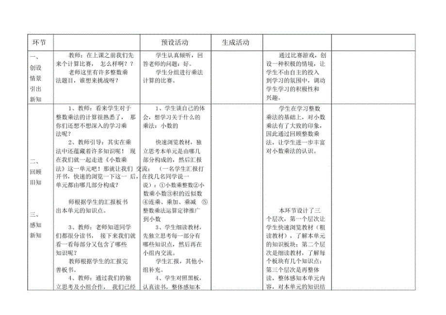 小学的数学青岛版五年级的上册《小数乘法》教学设计.doc_第3页