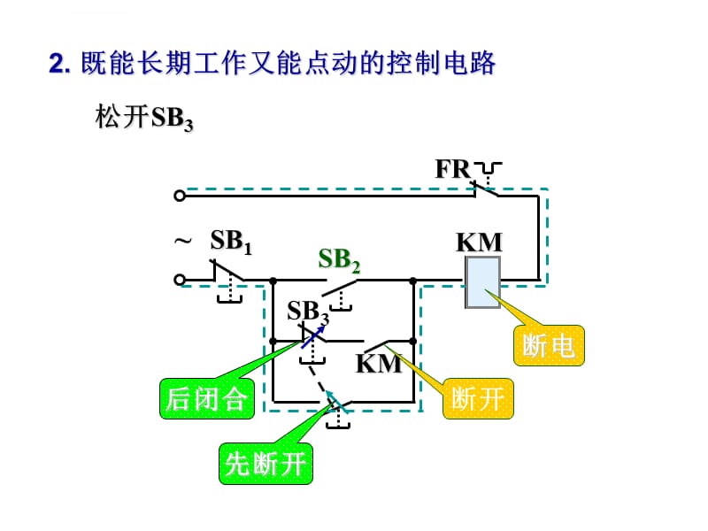 第四章点动与连续混合控制电路ppt课件_第4页