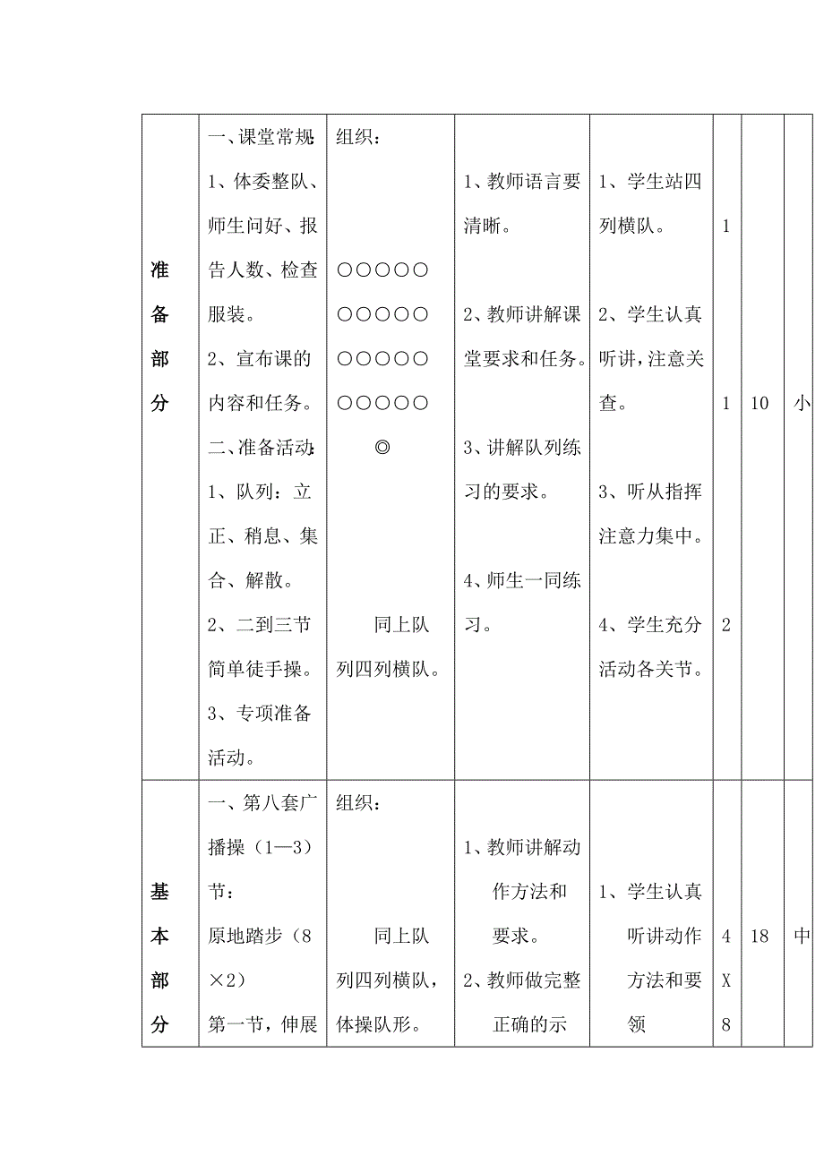 小学二年级体育课教案6832 修订-可编辑_第4页