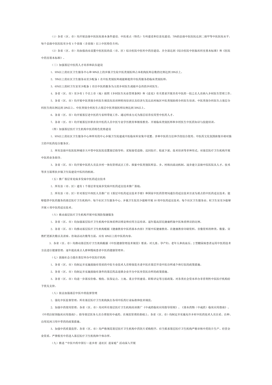 基层中医药服务能力提升工程实施方案 修订-可编辑_第2页