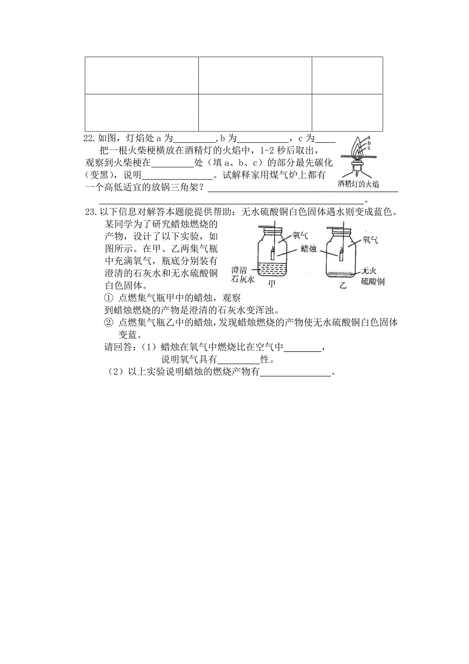 初三化学第一单元单元测试题及答案(最新编写） 修订-可编辑_第4页