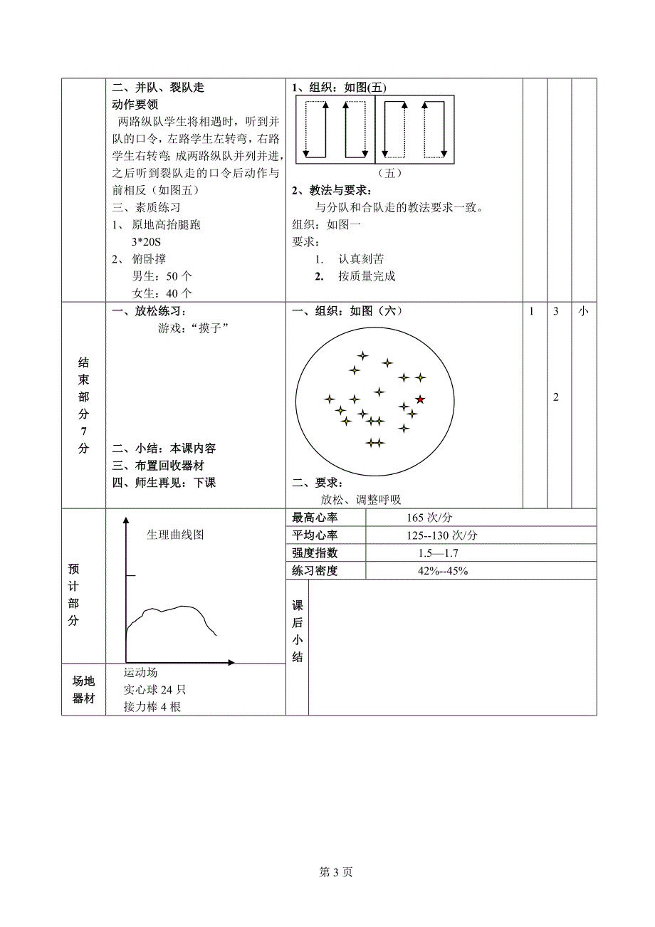 七年级体育与健康教案全册 修订-可编辑_第3页