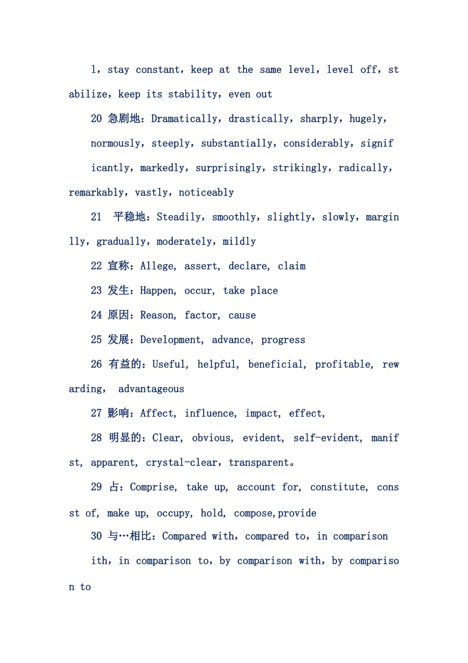 2014考研英语高分必看：37组同义词高频词汇_第3页