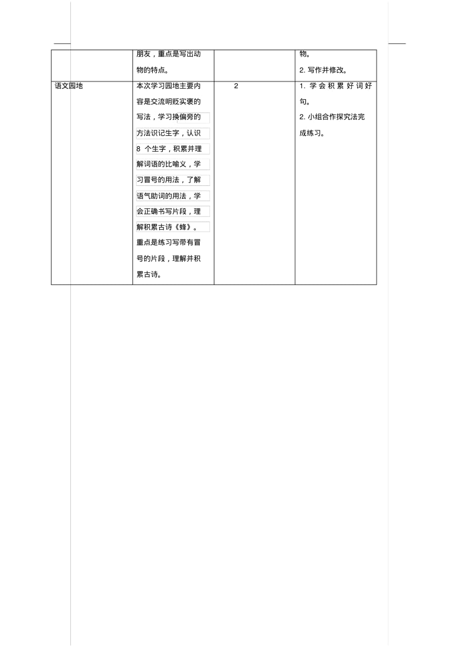 统编版语文四年级下册第四单元教学初探_第2页