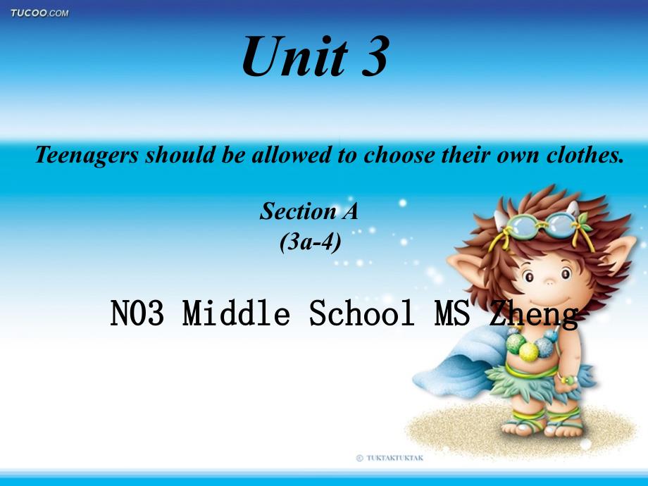 Unit3 Section A(3a-4)课件_第1页