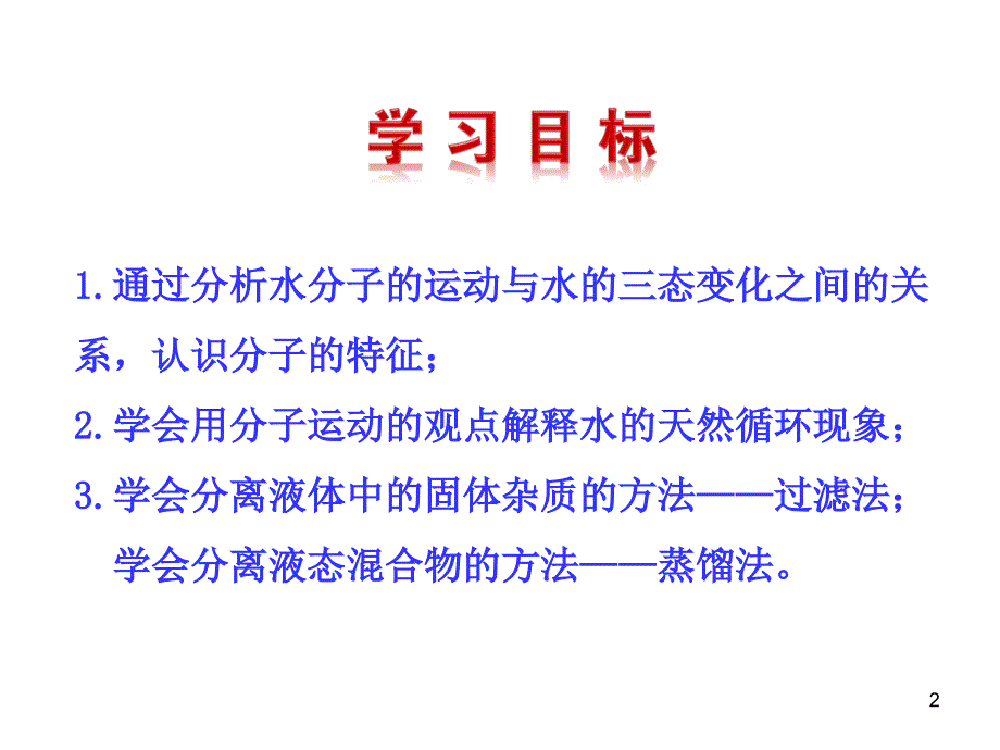 鲁教版第一节-运动的水分子ppt课件_第2页