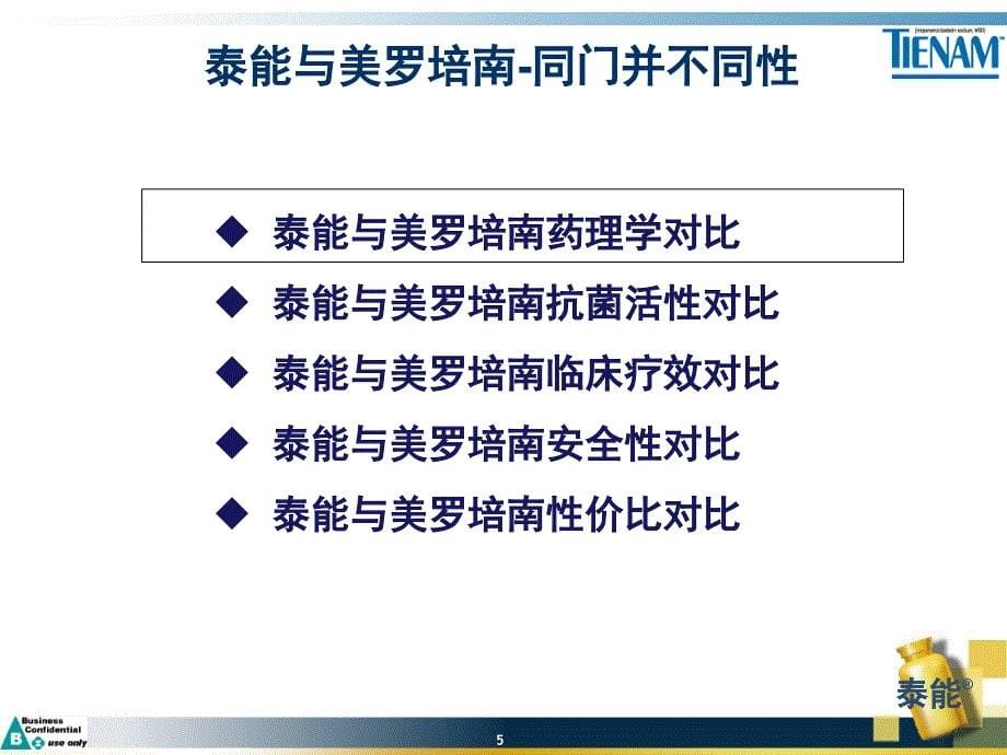 亚胺培南和美罗培南比较ppt课件_第5页