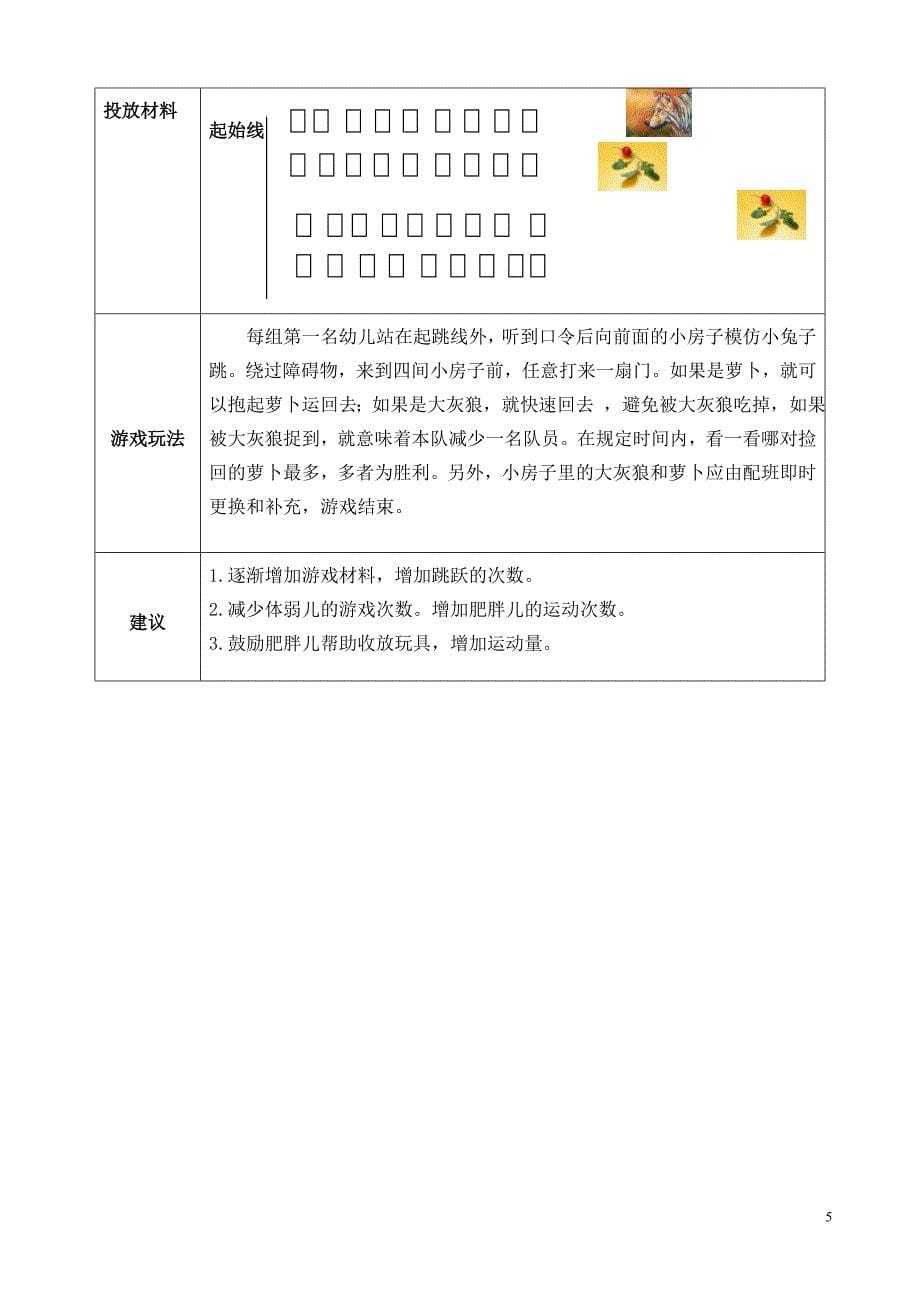 幼儿园体育游戏大全 修订-可编辑_第5页