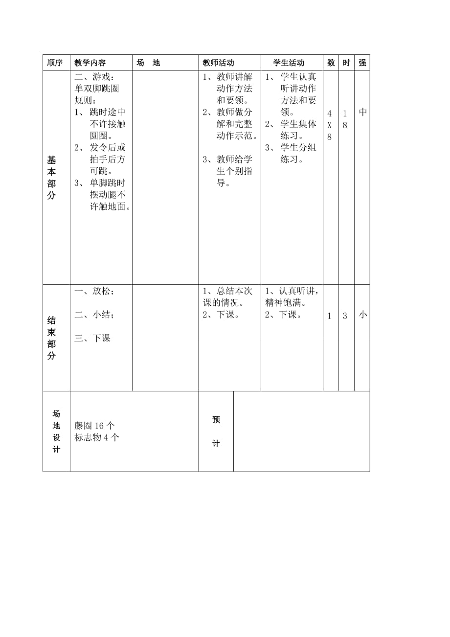 四年级体育课教案 20 修订-可编辑_第2页