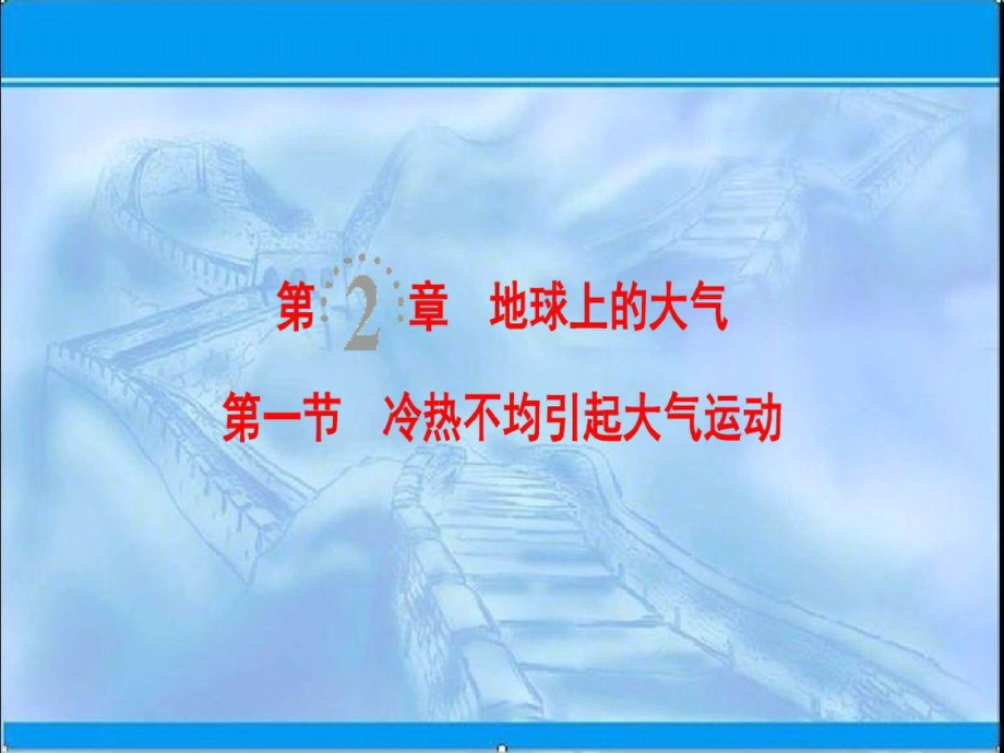 二轮练习：-冷热不均引起大气运动ppt资料-完整版_第1页