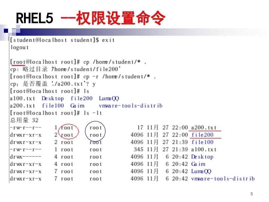 RHEL权限命令培训资料_第5页