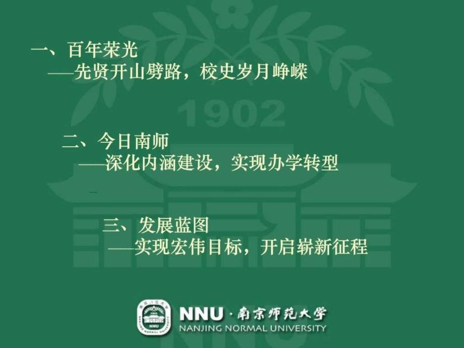 南京师范大学宣传介绍ppt课件_第3页