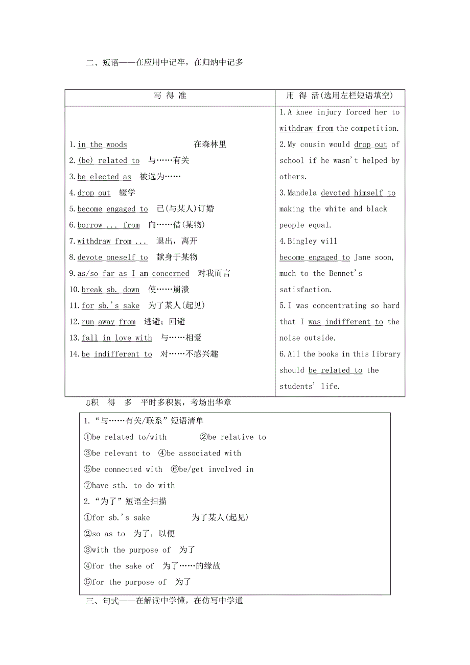 高考英语一轮复习Unit6PoemsandPoets学案重庆大学版必修4_第4页