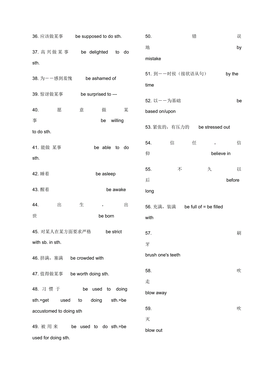 中考必背短语_第4页