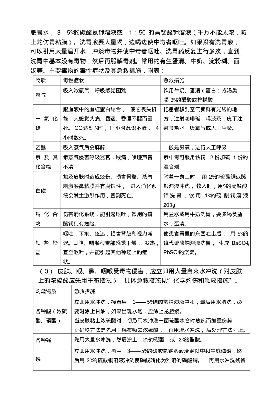 中小学危险化学品事故应急预案_第2页