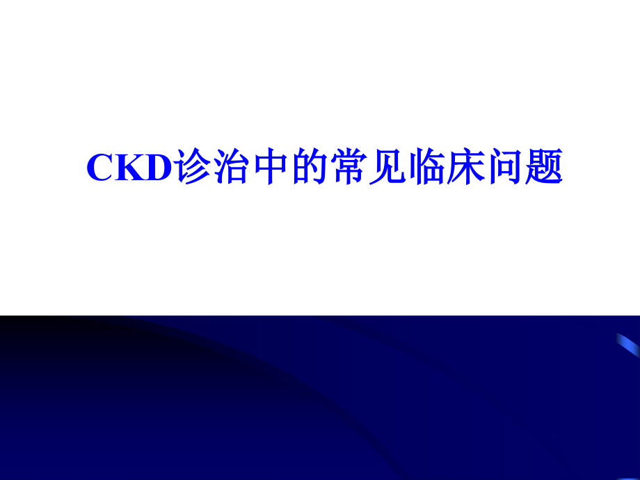 CKD诊治中的常见临床问题_第2页