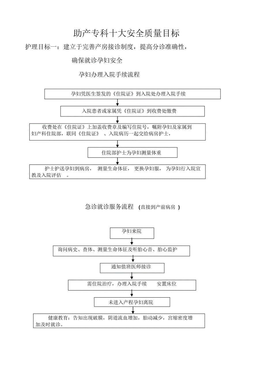 产科十大安全目标的指引与流程-完整版_第1页