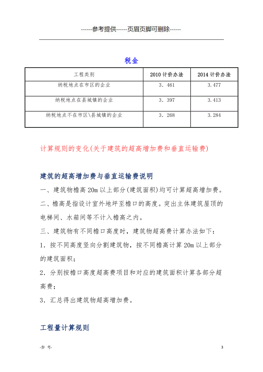 税金费率（医学材料）_第3页