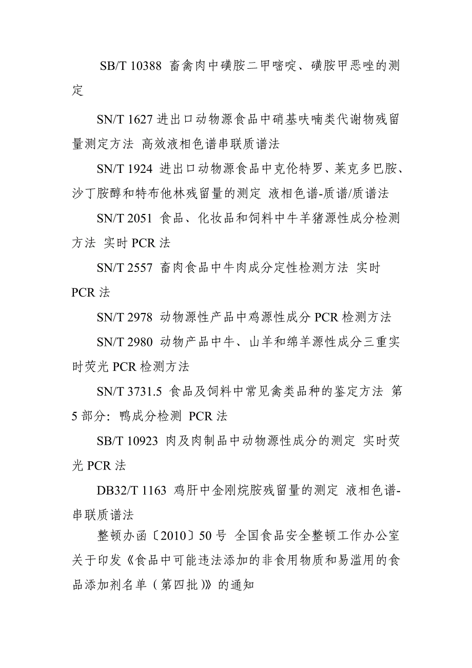 肉及肉制品安全监督抽检和风险监测实施细则_第4页