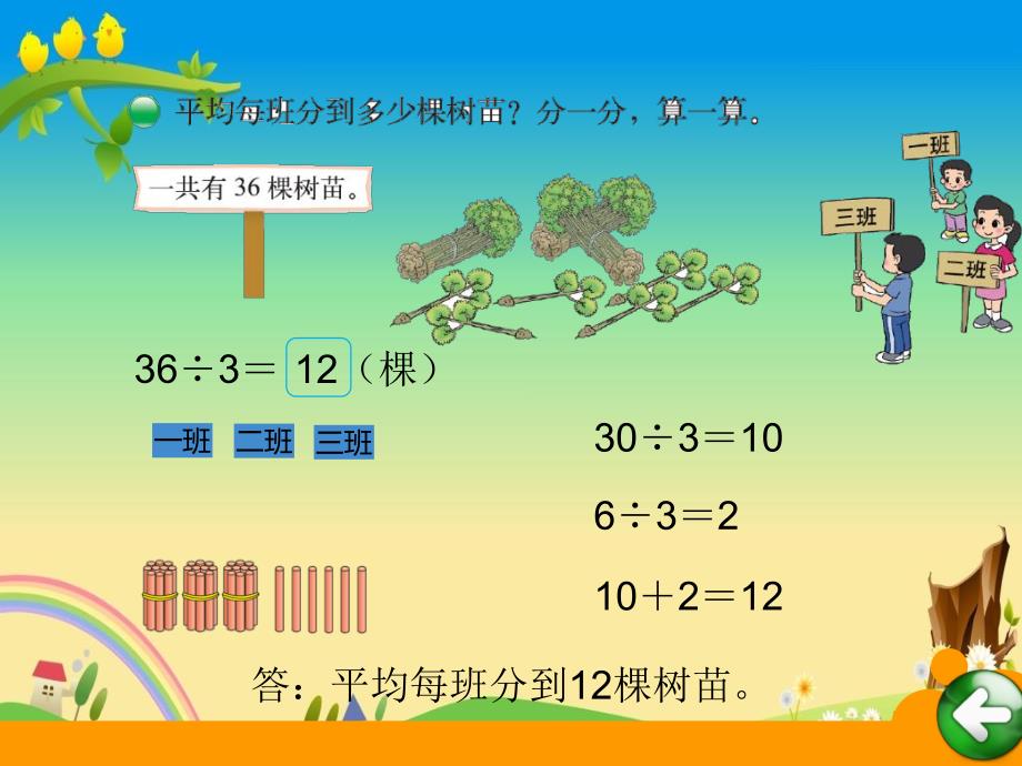 【北师大版小学数学 三年级上册 精品课件】第四单元--植树_第2页