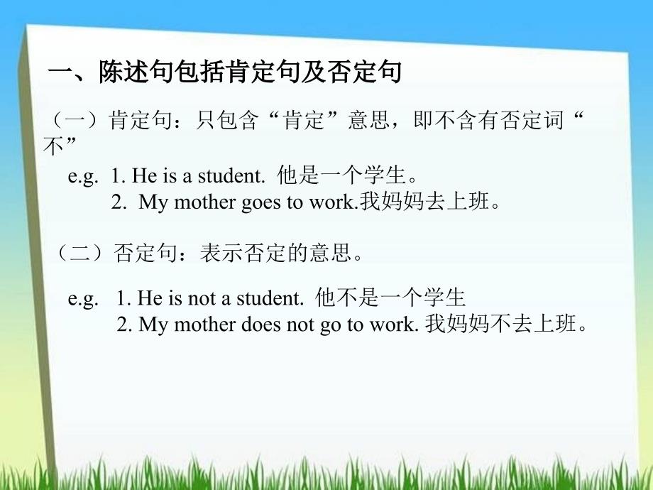 陈述句、一般疑问句和特殊疑问句幻灯片_第2页