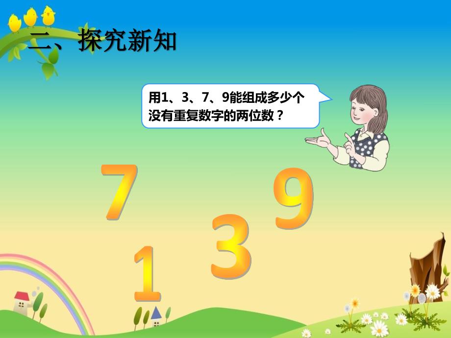 【人教版 小学数学 三年级下册 精品课件】简单的排列问题_第3页