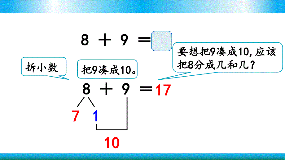 人教版一年级上册数学教学PPT课件加法的计算方法_第4页