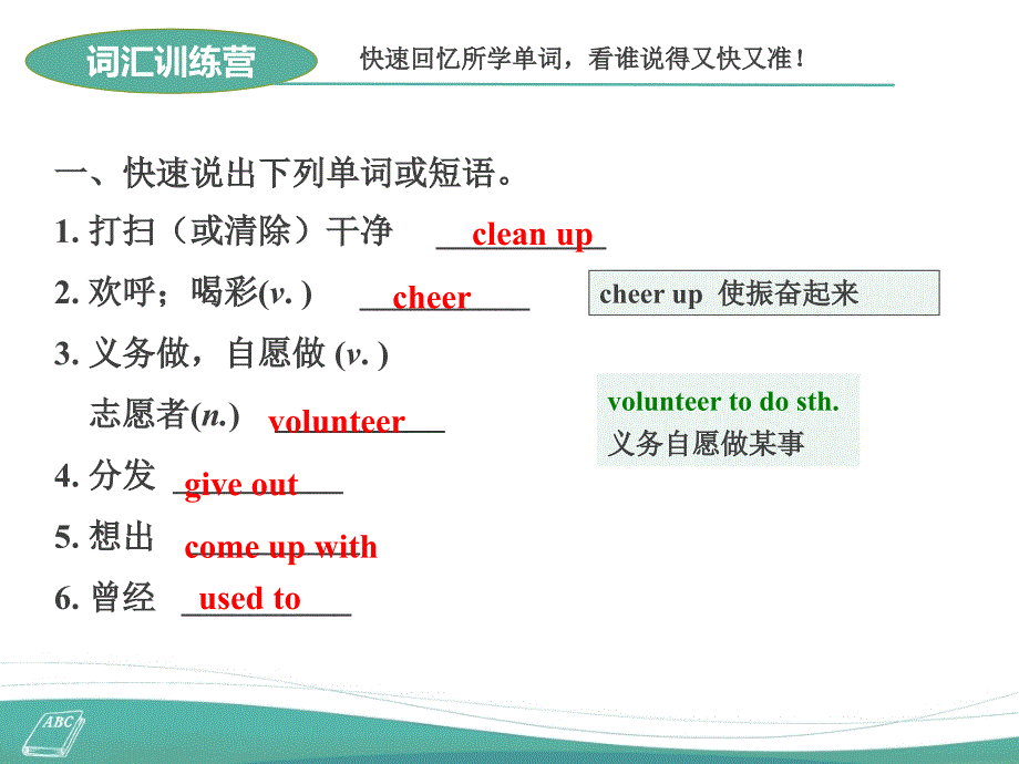 人教版英语八年级下册Unit2复习PPT课件_第4页