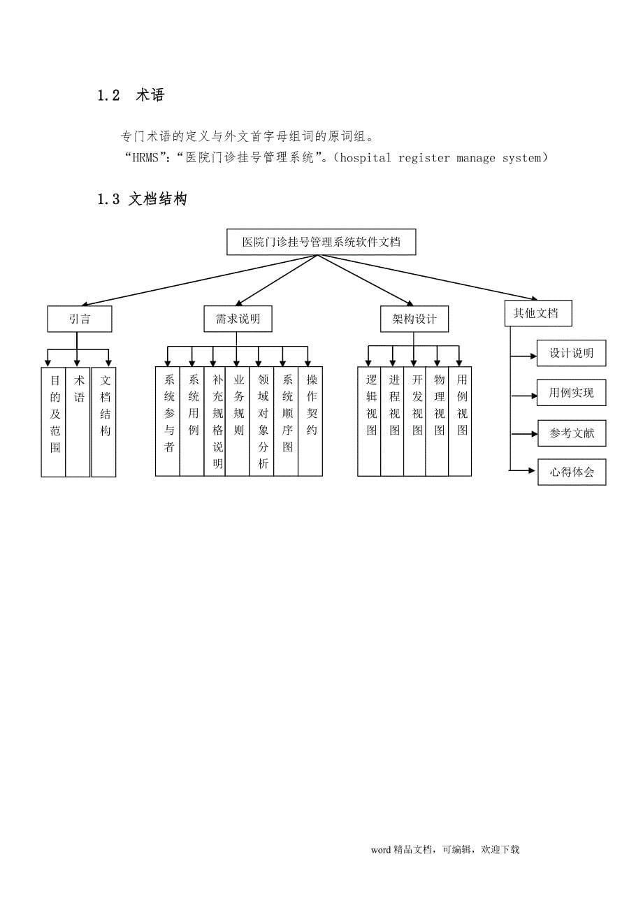 医院挂号管理系统系统分析与设计(UML)_第5页