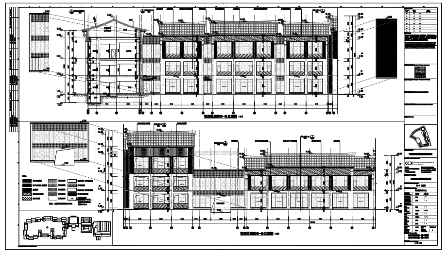 A-05-118客房区立面图【度假酒店建筑设计】_第1页