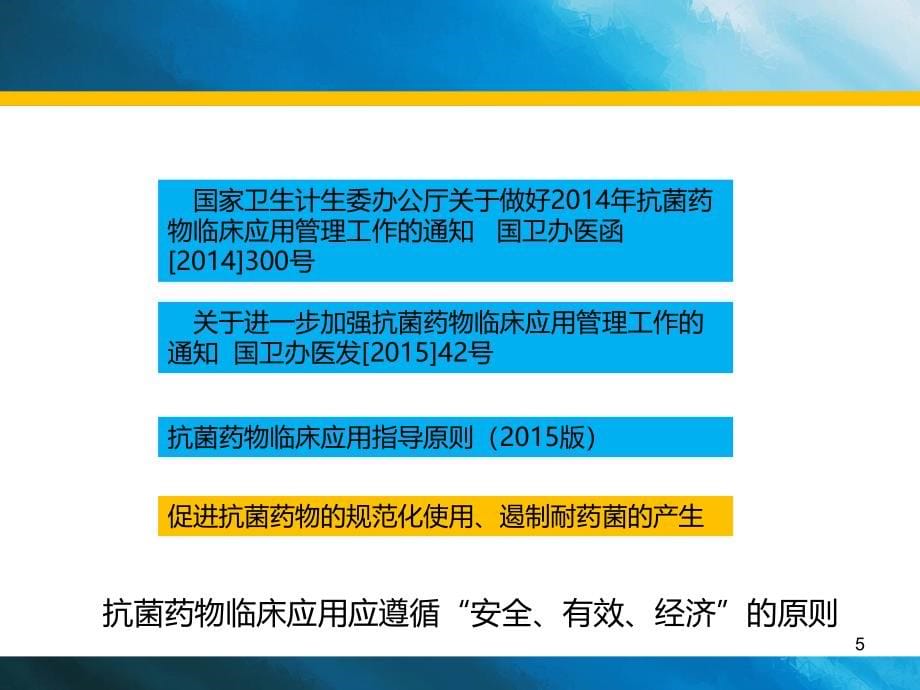 （优质医学）抗菌药物规范化使用与管理_第5页