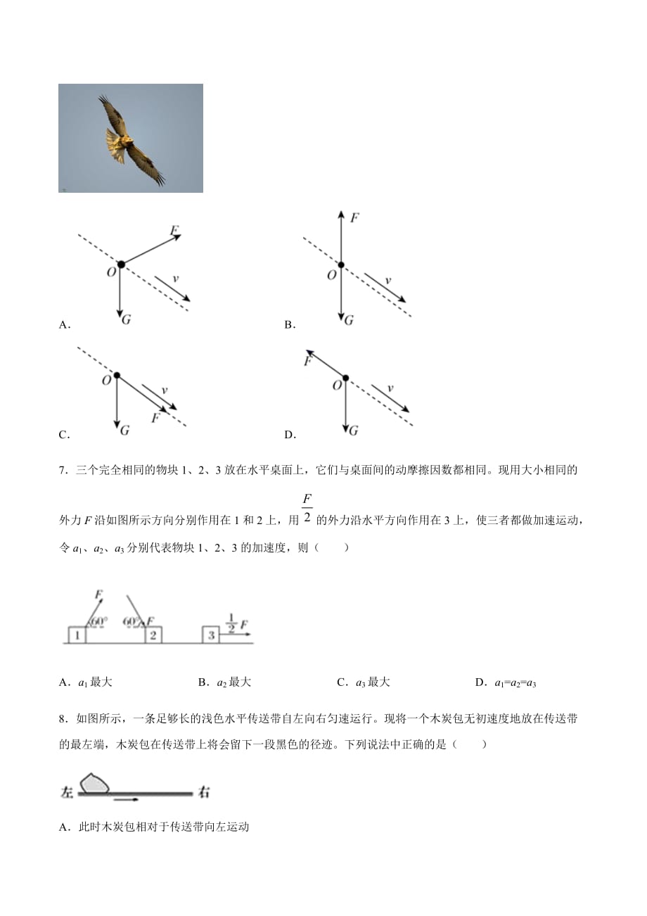 2021届浙江高三物理选择性考试全真模拟卷（2）（原卷word版）_第3页