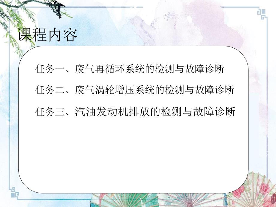 项目六汽油发动机辅助控制系统的故障诊断【汽车检测与故障诊断一体化】_第3页