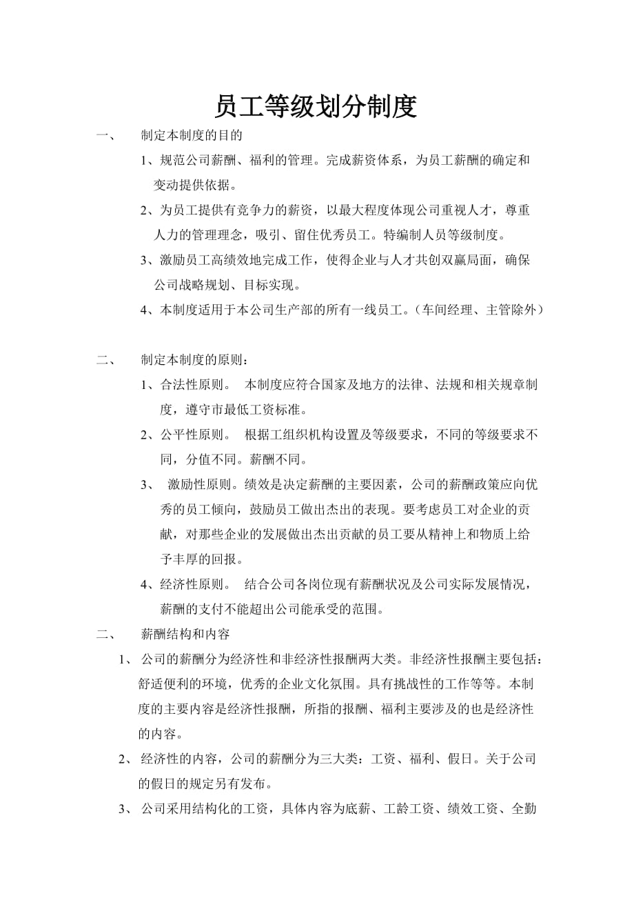 员工等级划分制度 .docx_第1页