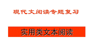 高考语文实用类文本阅读专题之人物传记PPT课件