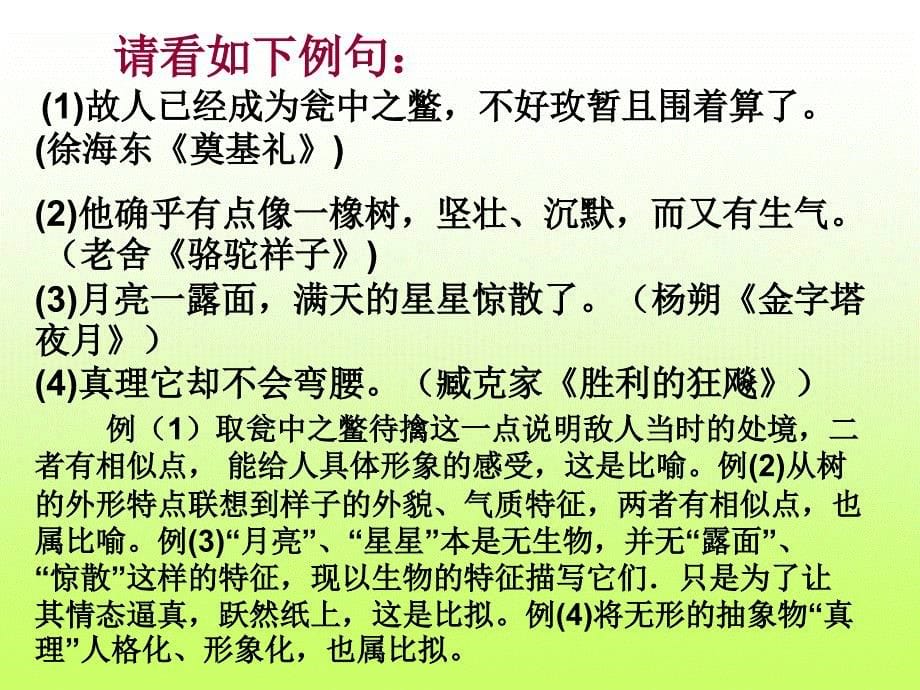 高考复习修辞几种常见易混淆的修辞格PPT课件_第5页