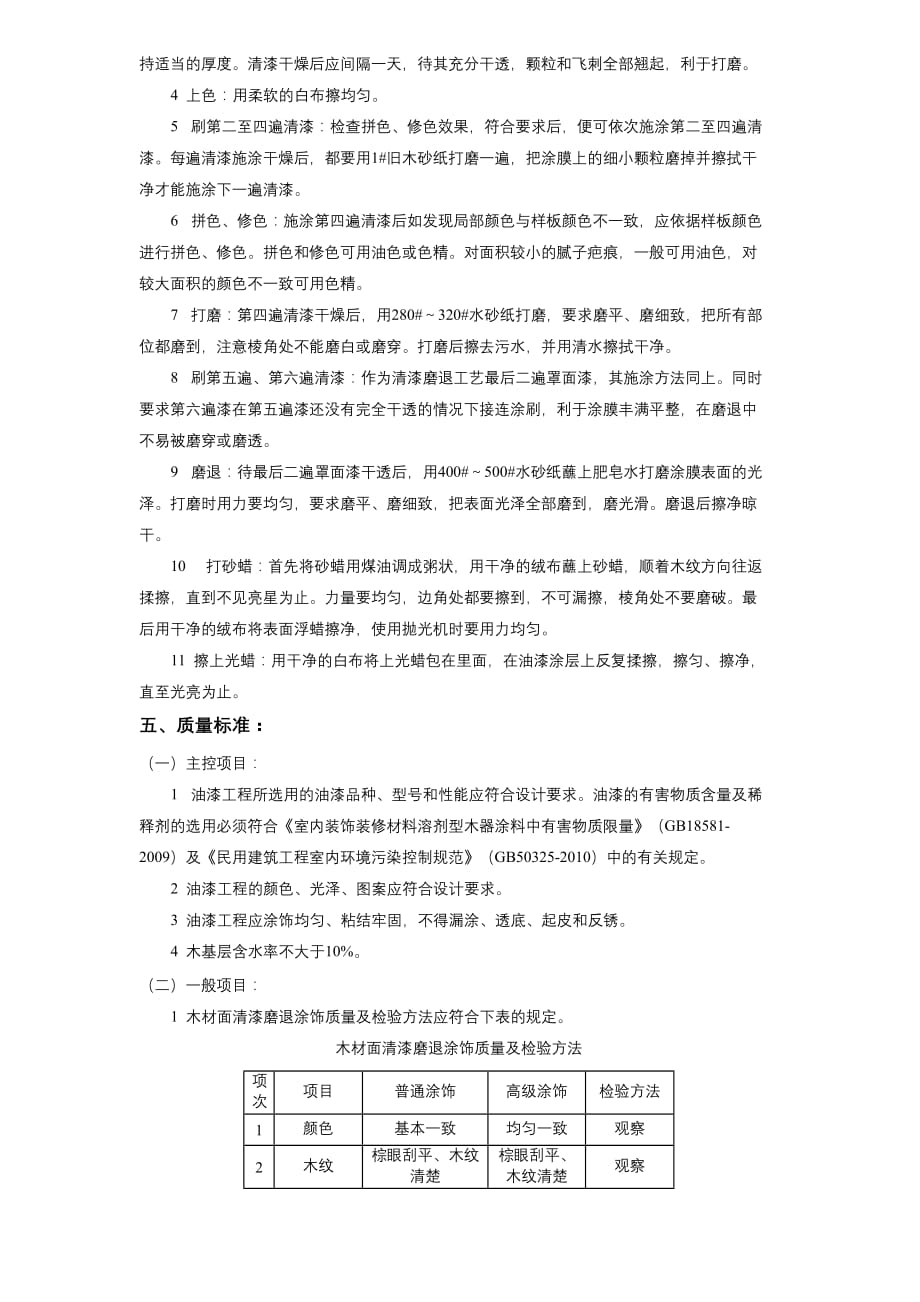 11-33木材面清漆磨退施工方案_第2页