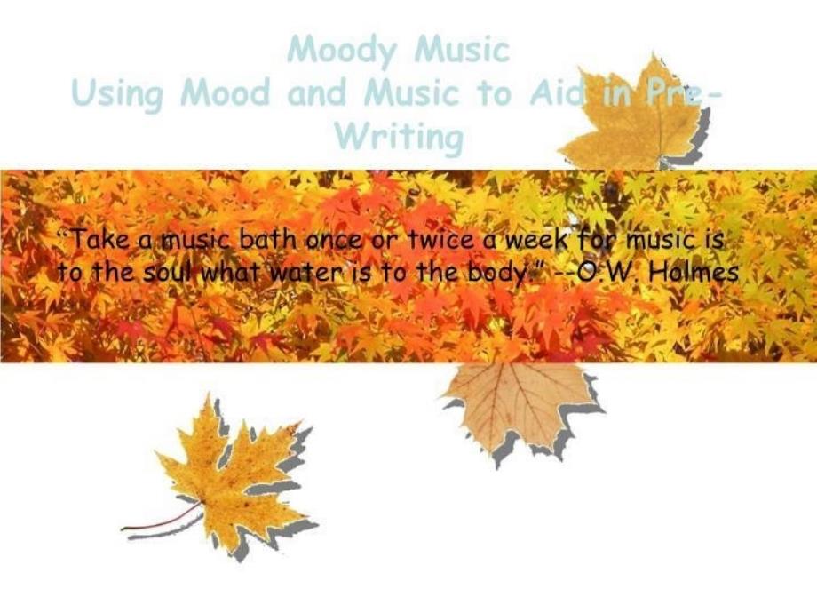 精品PPT课件----Moody Music_第2页