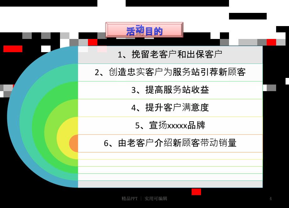 4S店老客户关怀活动策划案[宣讲]_第4页