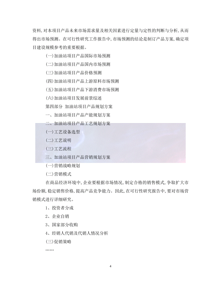 （优选)加油站项目可行性研究报告（通用）_第4页