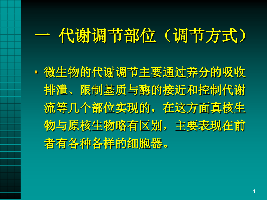 微生物的代谢调节及控制应用PPT课件_第4页