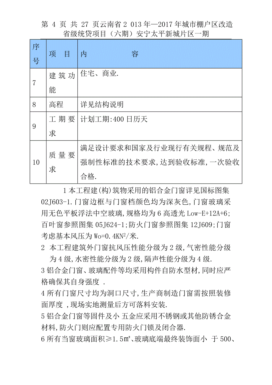 城市棚户区改造项目门窗安装施工[优秀工程]_第4页