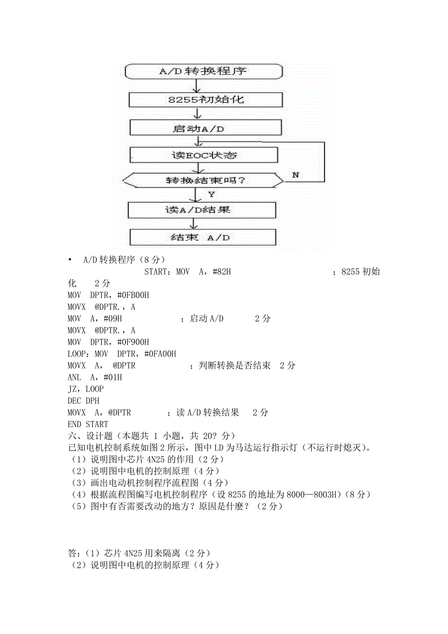 微型计算机控制技术第二版考试试题及答案doc_第4页