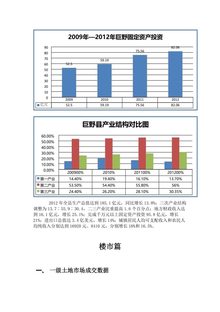 巨野2013房地产市场分析doc_第5页