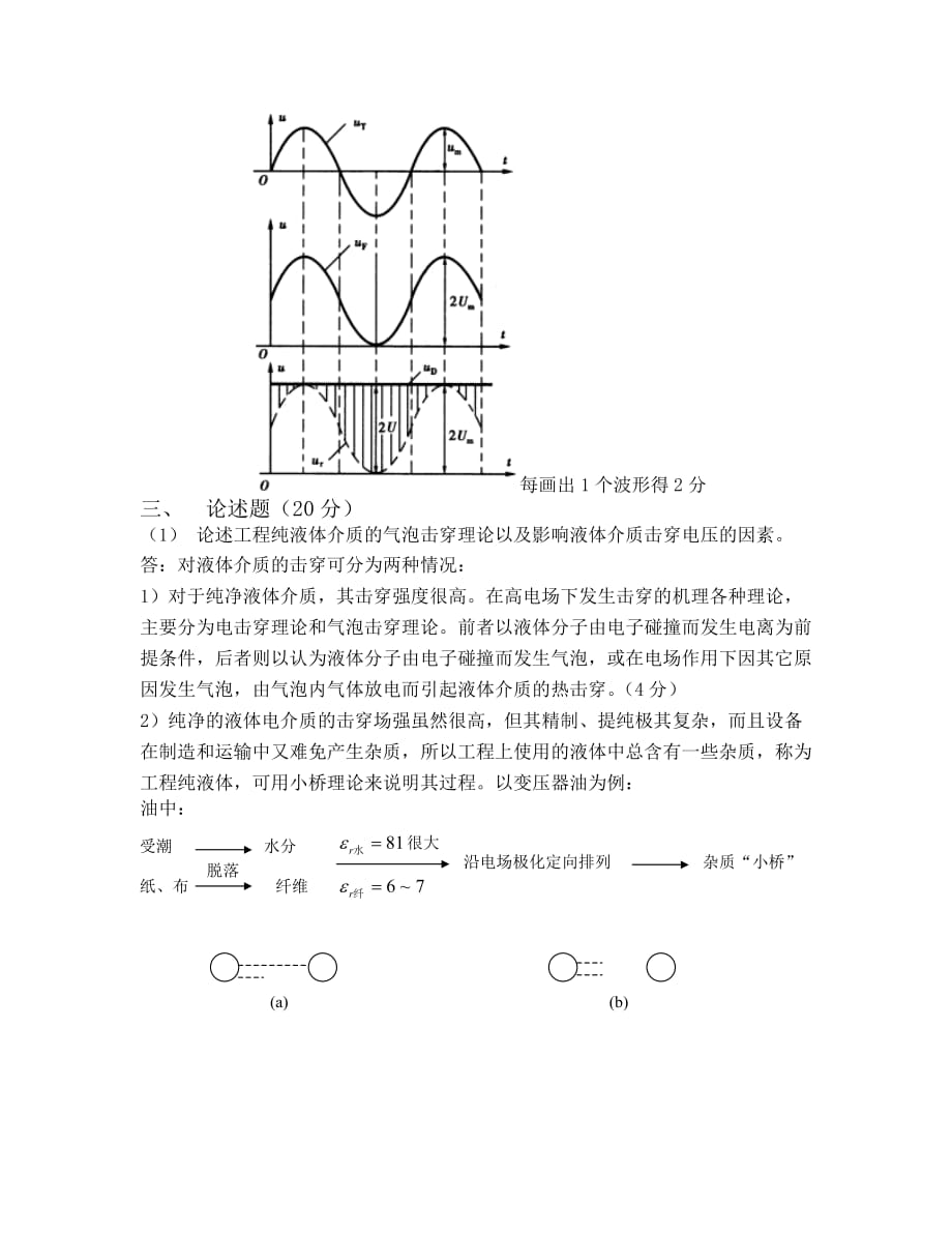 重庆大学高电压技术课程试题_第4页