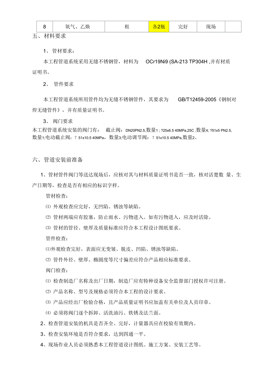 《不锈钢管道施工组织设计》_第4页