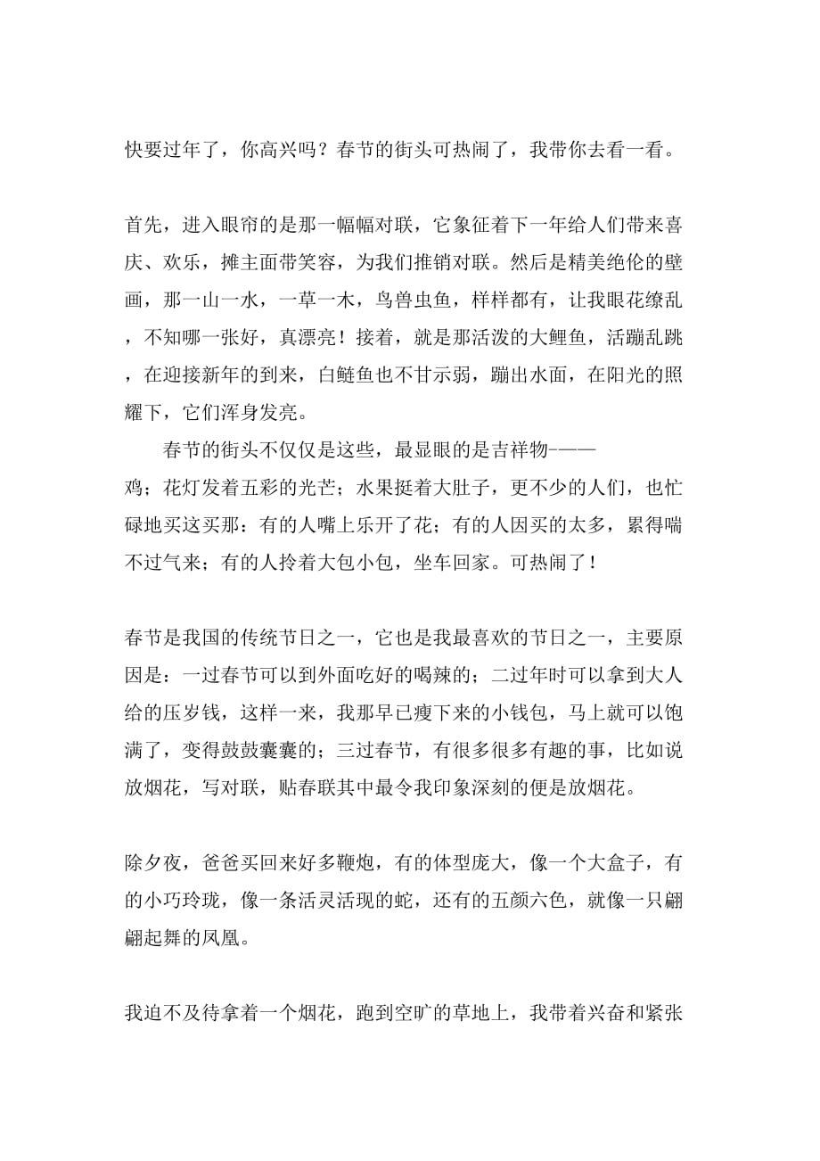关于春节日记范文集合七篇_第2页