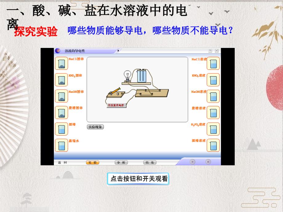 人教版高中化学必修1课件：2.2离子反应（第1课时） （共27张PPT）_第3页